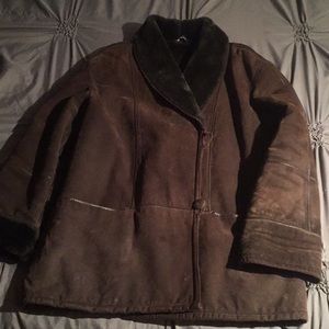 J.Percy for Marvin Richards Brown leather jacket.